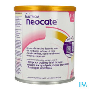 NEOCATE SPOON 400g Goût Neutre - Allergies aux Hydrolysats