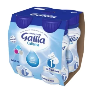 Gallia Calisma Lait 2ème Âge 6-12 Mois Bouteilles 4x500ml