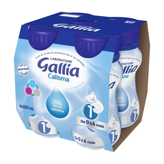 Gallia Calisma 1 Lait Bouteille 4x500ml - La Réponse Médicale