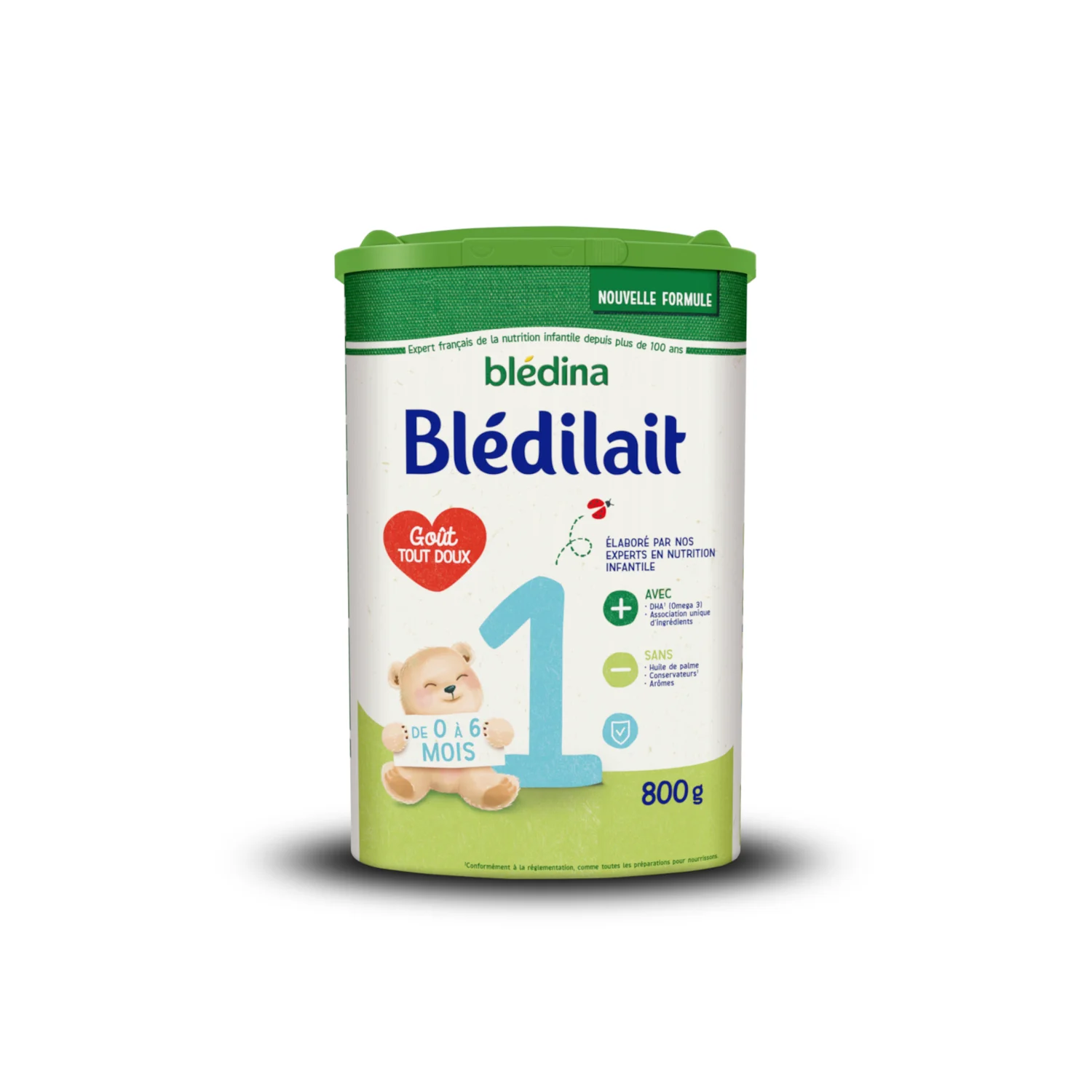 BLEDILAIT - Lait en Poudre 2ème Âge - De 6 à 12 mois, 800g