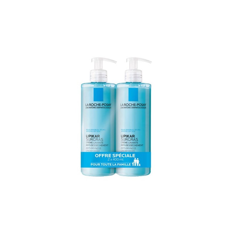lipikar-surgras-creme-lavante-anti-dessechement-lot-de-2-x-400-ml-la-roche-posay-