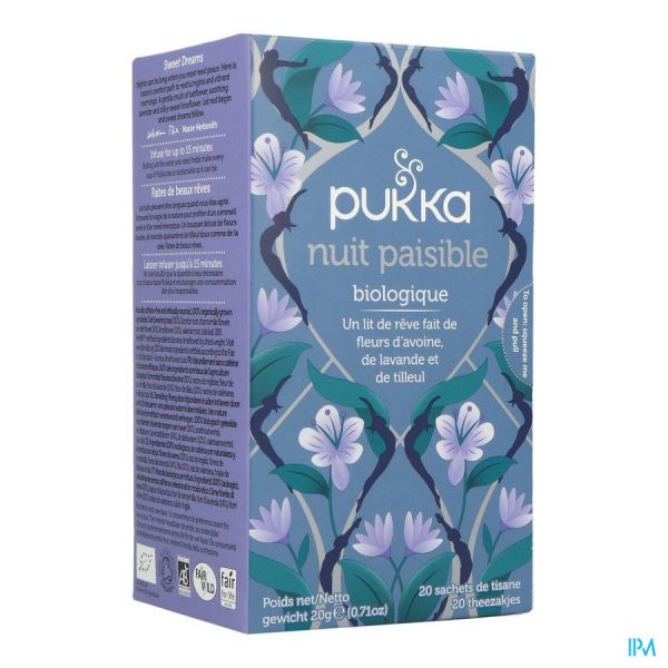 Pukka Infusion Nuit Paisible Bio Sachet 20 - La Réponse Médicale