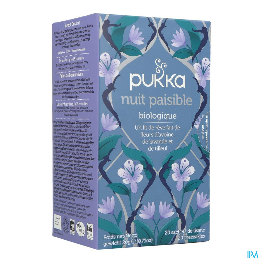 INFUSION NUIT PAISIBLE 20SACHETS PUKKA