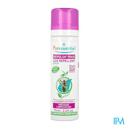 Spray répulsif poux Puressentiel